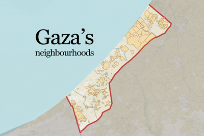 Where are Gaza’s neighbourhoods destroyed by Israel?