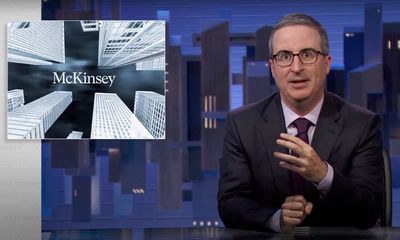 John Oliver on management consulting firms: ‘They shouldn’t get to be invisible’