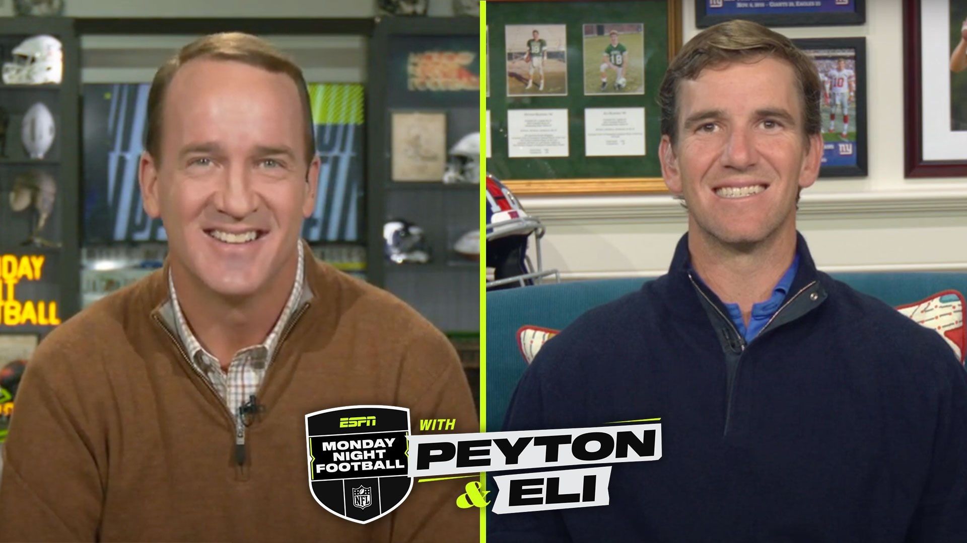 ManningCast schedule What games will Peyton and Eli…