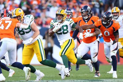 RB A.J. Dillon provides bright spot for Packers offense during loss in Denver