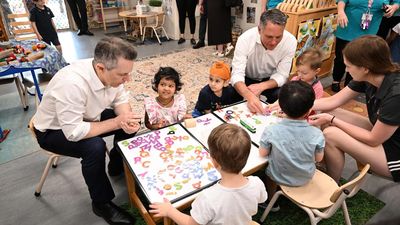 Ministers go back to class spruiking childcare changes