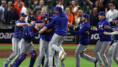 Rangers slug their way to first World Series trip since 2011 in rout of Astros