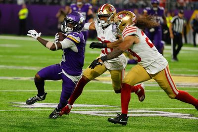 Rookie Jordan Addison strikes twice as Vikings stun 49ers