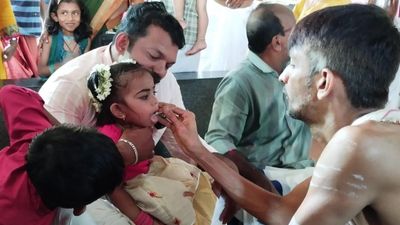 In Kerala, tiny tots step into world of knowledge on Vijayadasami day