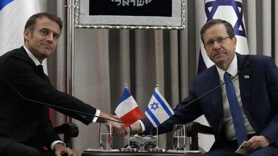 Macron visits Israel for talks with Netanyahu