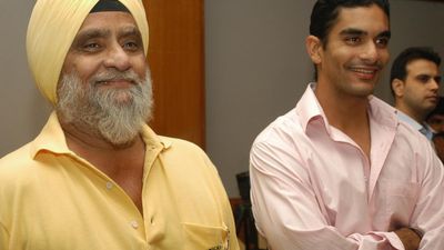 He 'bowled us over with ultimate spin ball', says Angad Bedi after demise of father Bishan Singh Bedi