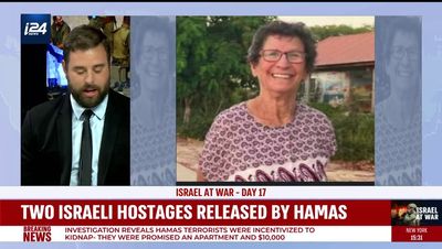 London woman speaks of relief after mother released by Hamas