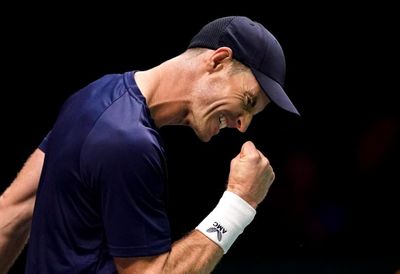 Andy Murray beats Yannick Hanfmann at the Swiss Indoors in Basel