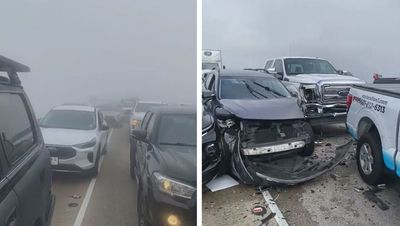 New Orleans: 'Super fog' leaves at least seven dead and dozens injured in pile-ups on US highway