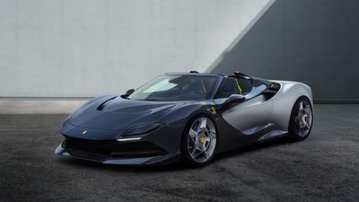 Ferrari SP-8 Is A Roofless One-Off Supercar With F40-Inspired Wheels