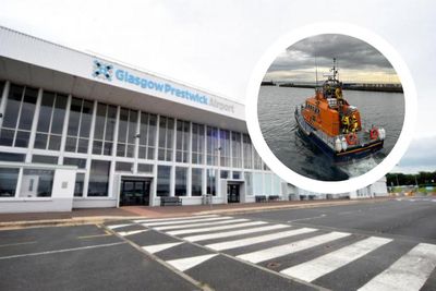 RNLI called out to 'in-flight air emergency' near Prestwick Airport