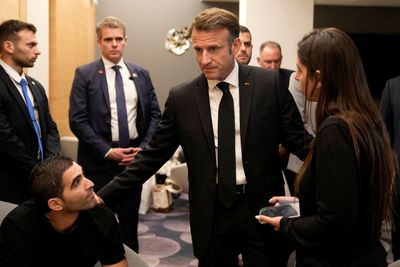 Why is France’s Macron visiting Israel?