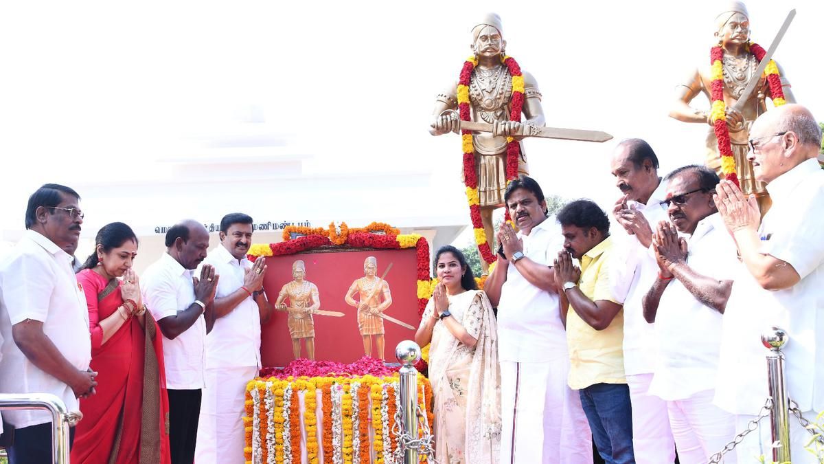 T.N. CM Stalin Pays Homage To Late Marudhu Brothers;…