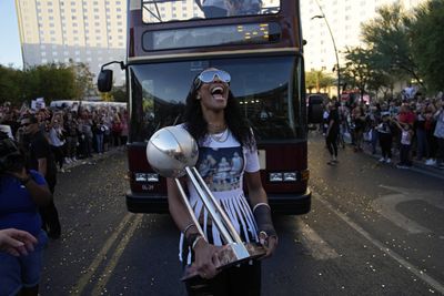 A’ja Wilson’s parade shirt pettily reminded everyone she had a 4th place MVP vote