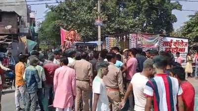 Uttar Pradesh: Two communities clash during idol immersion in Mahoba, 3 held