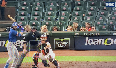 Astros Fans Roasted for Embarrassing Scene Behind Home Plate During Game 7 Loss to Rangers