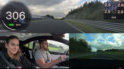 Going 190 MPH In A Tesla Model S Plaid At The Nurburgring Is Terrifying