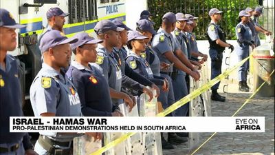 South Africans hold demonstrations over Israel-Hamas war