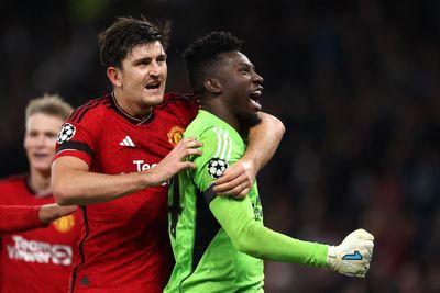 Harry Maguire and Andre Onana help Manchester United to narrow victory