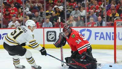 Blackhawks’ effort frustrates Luke Richardson in shutout loss to Bruins