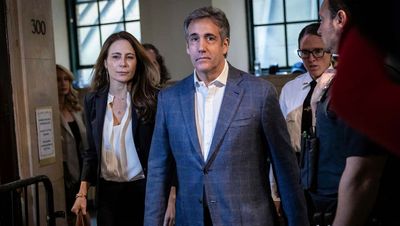 Michael Cohen, Donald Trump's former fixer, comes face-to-face with ex-boss in New York fraud trial