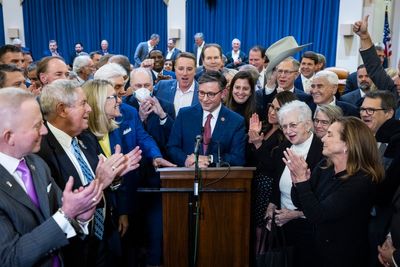 Trump-backed Mike Johnson elected House speaker after 22 days - live