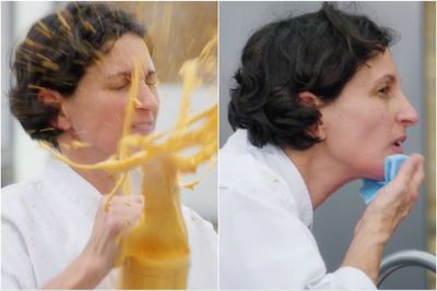 Masterchef: The Professionals contestant forced to quit challenge after ‘red hot’ bisque explodes in her face