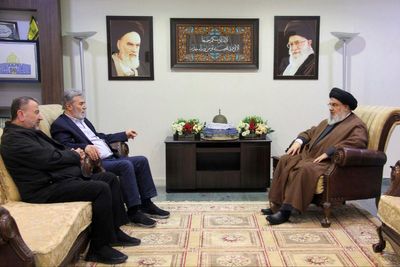 Leader of Lebanon's Hezbollah holds talks with senior Hamas and Palestinian Islamic Jihad figures