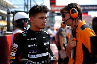 Norris targets Ferrari after catching "slower and slower" Aston F1