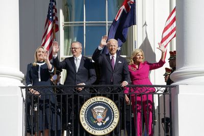 Biden says US and Australia ‘stand together’ as he welcomes Albanese to White House