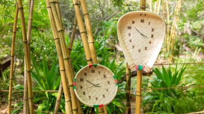 Tirunelveli artisans turn palm leaf winnows into chic wall clocks