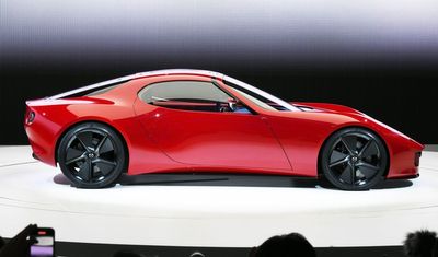 Mazda's electric vision is a sleek hybrid sports car