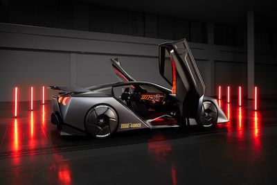 Nissan's Hyper Force EV Concept Has a Sci-Fi Dashboard That’s Straight out of 'Tron'
