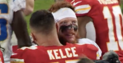 Travis Kelce had excellent advice for Chargers rookie Scott Matlock in a cool mic’d-up moment