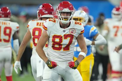 WATCH: Chiefs TE Travis Kelce mic’d up for Week 7 tilt vs. Chargers