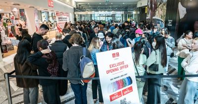 Crowds gather as UNIQLO opens doors at Canberra Centre