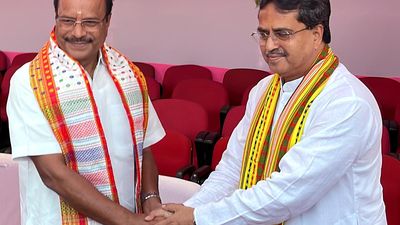 Indra Sena Reddy Nallu takes oath as Tripura Governor