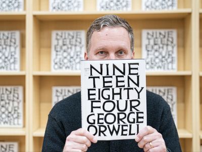 Artist pulps 6,000 copies of The Da Vinci Code to turn them into George Orwell’s 1984