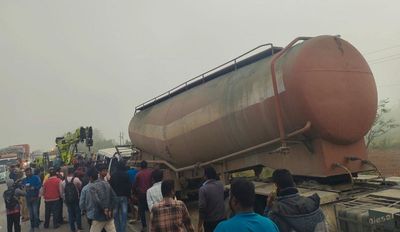 Accident Horror: 13 killed after their SUV rams into tanker in Karnataka