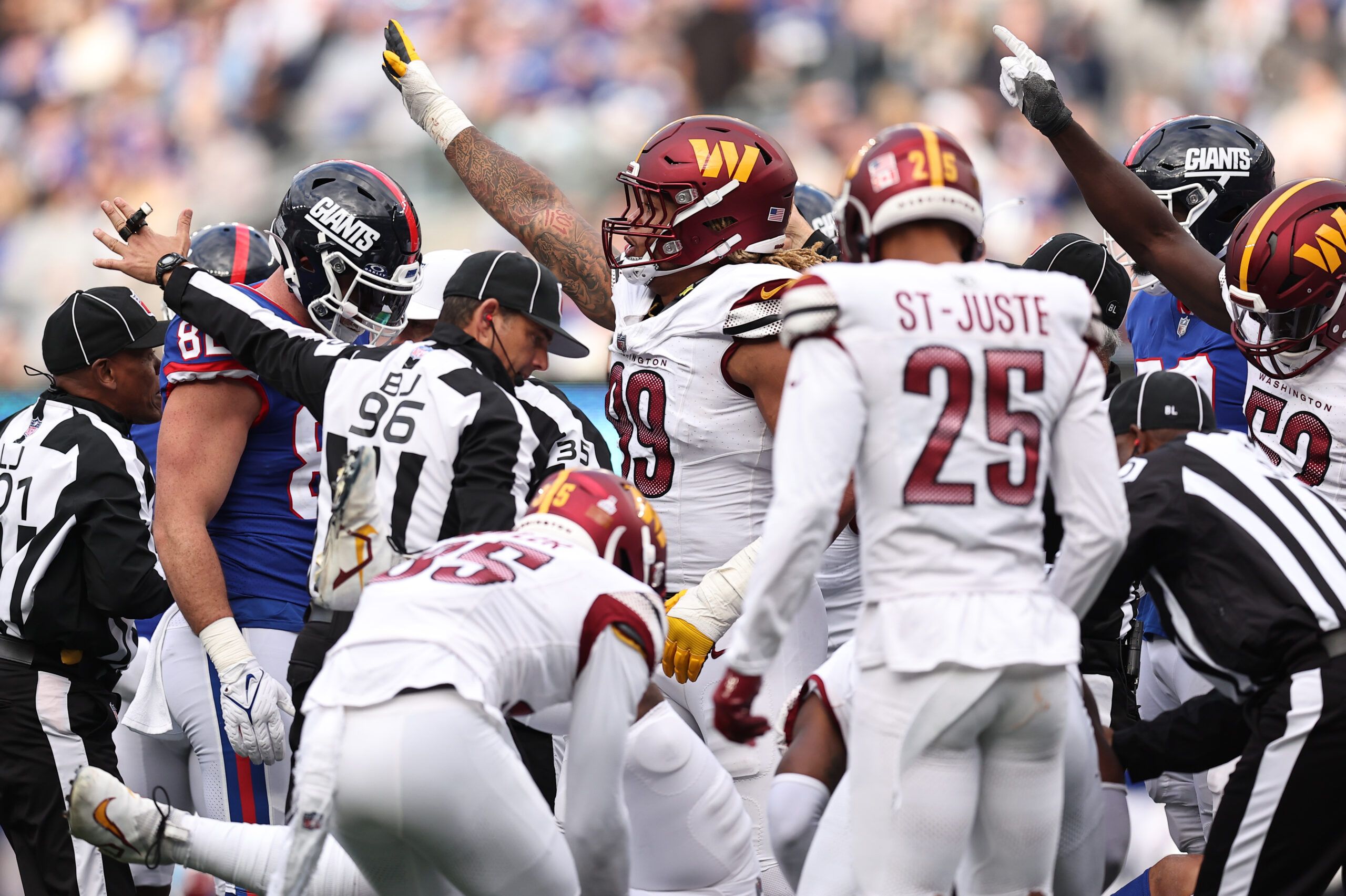 Commanders DE Chase Young’s pass-rush numbers are…