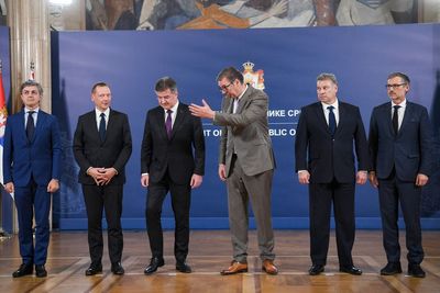 European Union to press the leaders of Serbia and Kosovo to set decades of enmity behind them