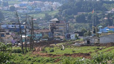Conservationists demand halting of Ooty station development that is destroying wetland
