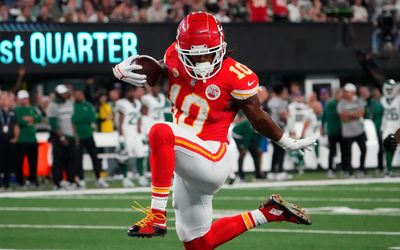 Chiefs RB Isiah Pacheco explains his push-ups during Week 4 victory over Jets