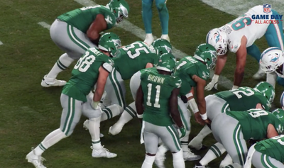 Mics Caught Eagles’ TE Dallas Goedert Roasting Dolphins During Tush Push TD