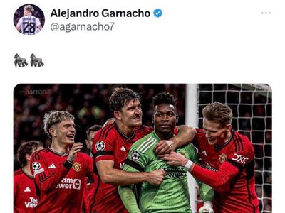 Andre Onana defends Manchester United teammate Alejandro Garnacho over gorilla emoji post