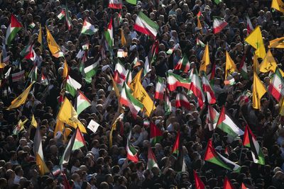 What is the 'axis of resistance' of Iran-backed groups in the Middle East?