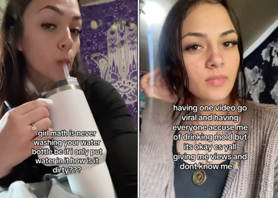 Woman sparks online backlash after admitting she rarely washes her reusable water bottle