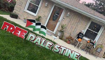 Suburban Palestinian family threatened to remove ‘Free Palestine’ sign from lawn or ‘burn’