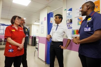 Rishi Sunak’s pledge to cut NHS waiting lists ‘blown out of water’ as backlog set to soar