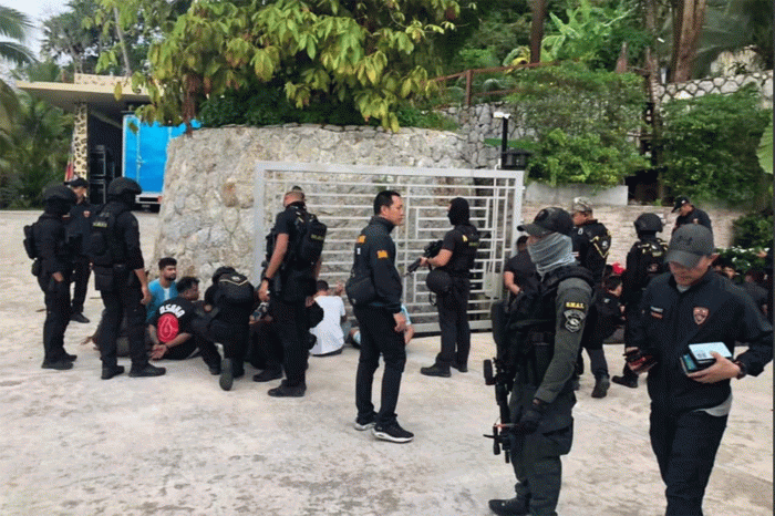 Russian, Indian nationals held in Phuket raid